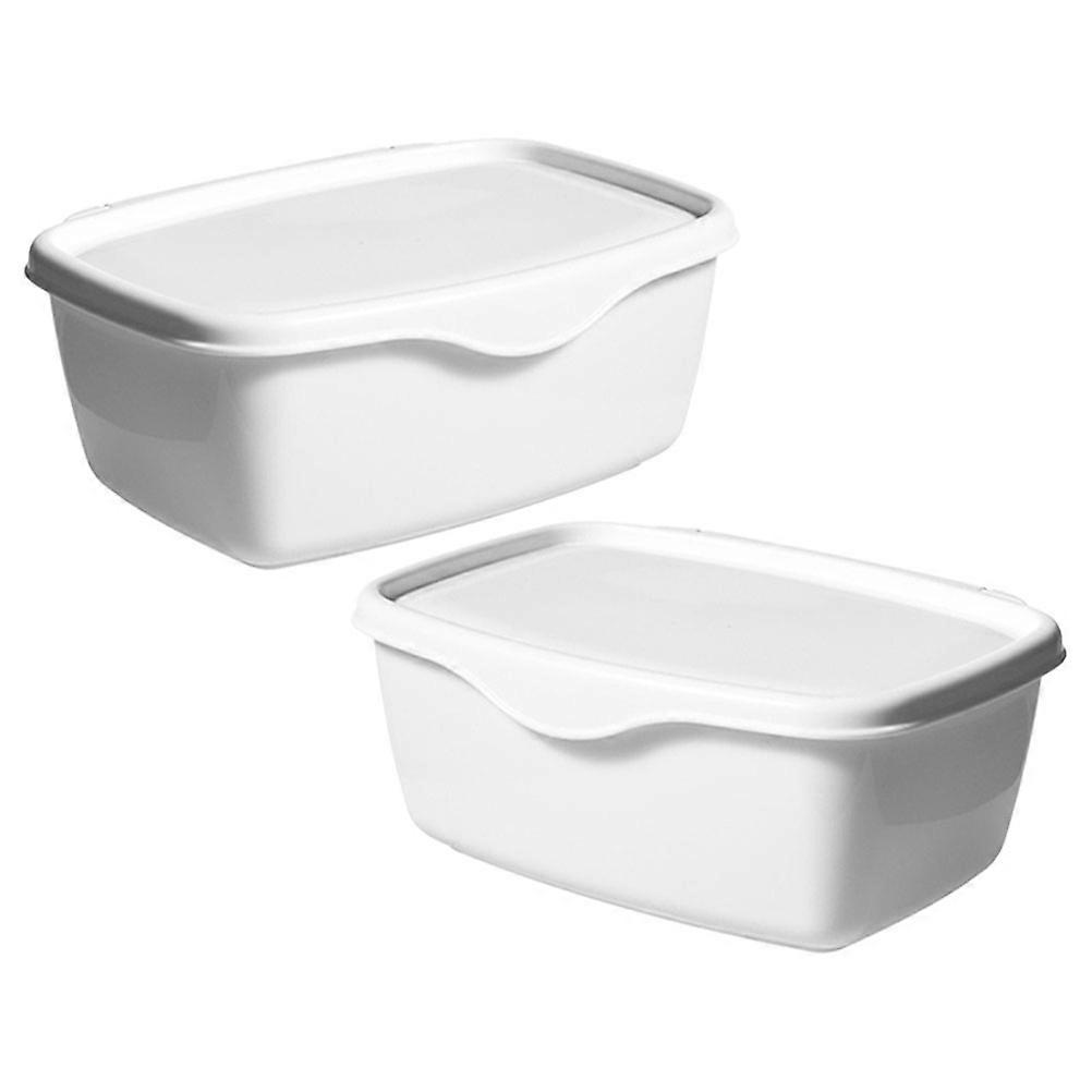 Wet Tissue Dispenser Box For Car And Outdoor Use With Portable Design And Sturdy White Plastic Material 10Pcs