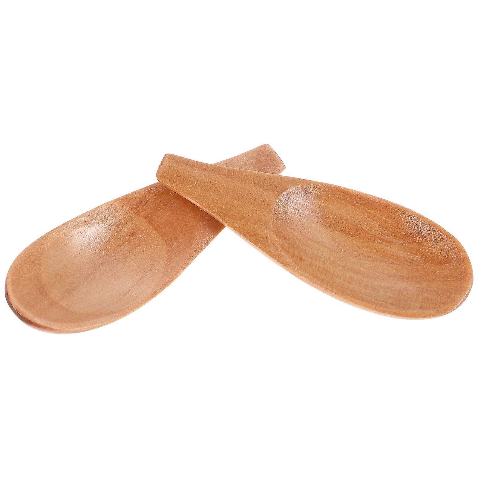 Tea Wooden Spoons for Kitchen Use 8Pcs Multi-Use Coffee Milk Powder Scoop