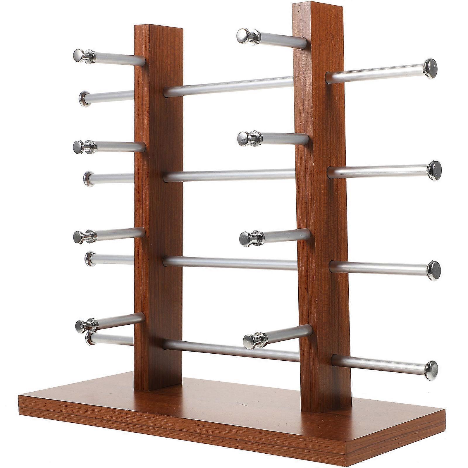 Eyeglass Holder Vintage Sunglass Rack for Display 2Pcs Organizer