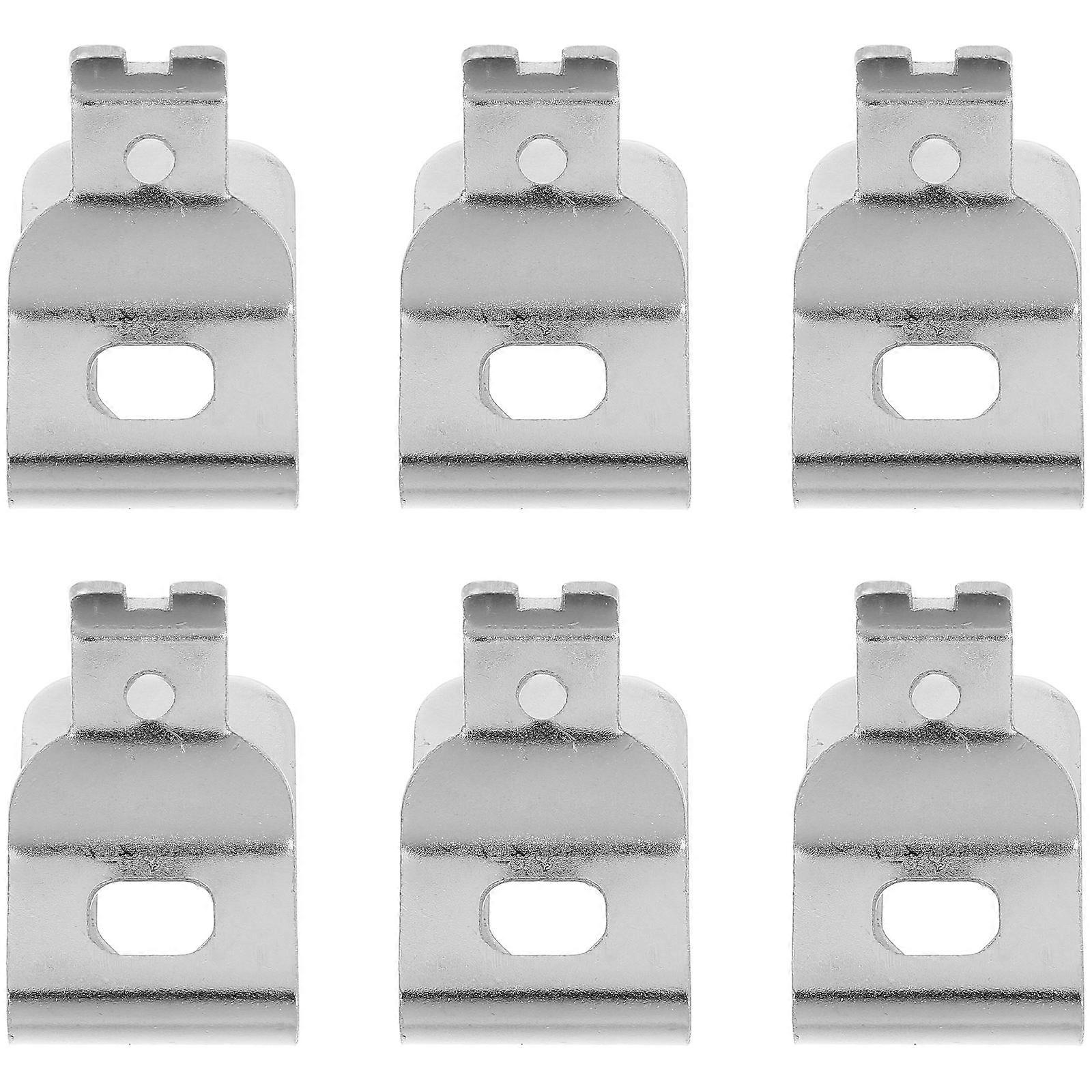 Silver Drill Tool Clips Stainless Steel for Hanging Use 12Pcs Tool Belt Hooks