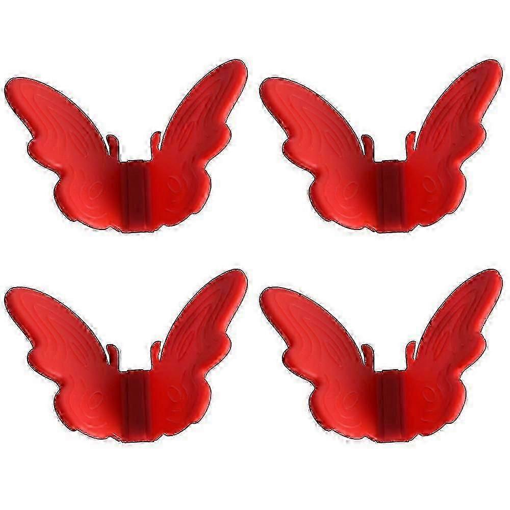 قفاز فرن صغير من السيليكون على شكل فراشة، قفازات مغناطيسية مقاومة للحرارة لجميع الأواني والفرن والمقلاة الهوائية للمطبخ