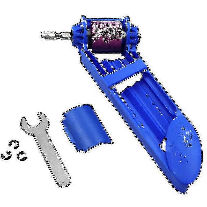 Portable Electric Drill Wheel Sharpener with Corundum Grinding Stone for Easy Tool Maintenance