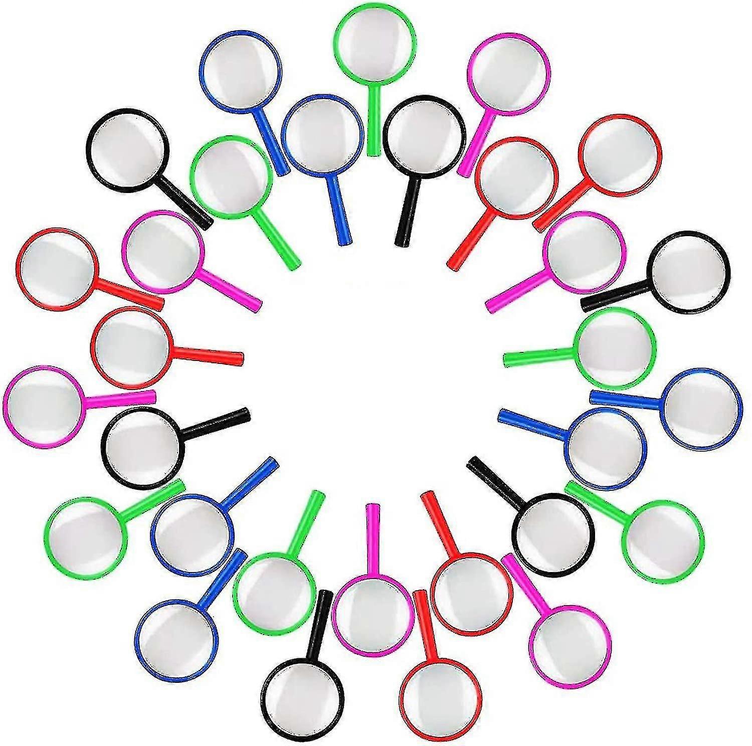 30 Pack Bunte Mini Lupen für Kinder