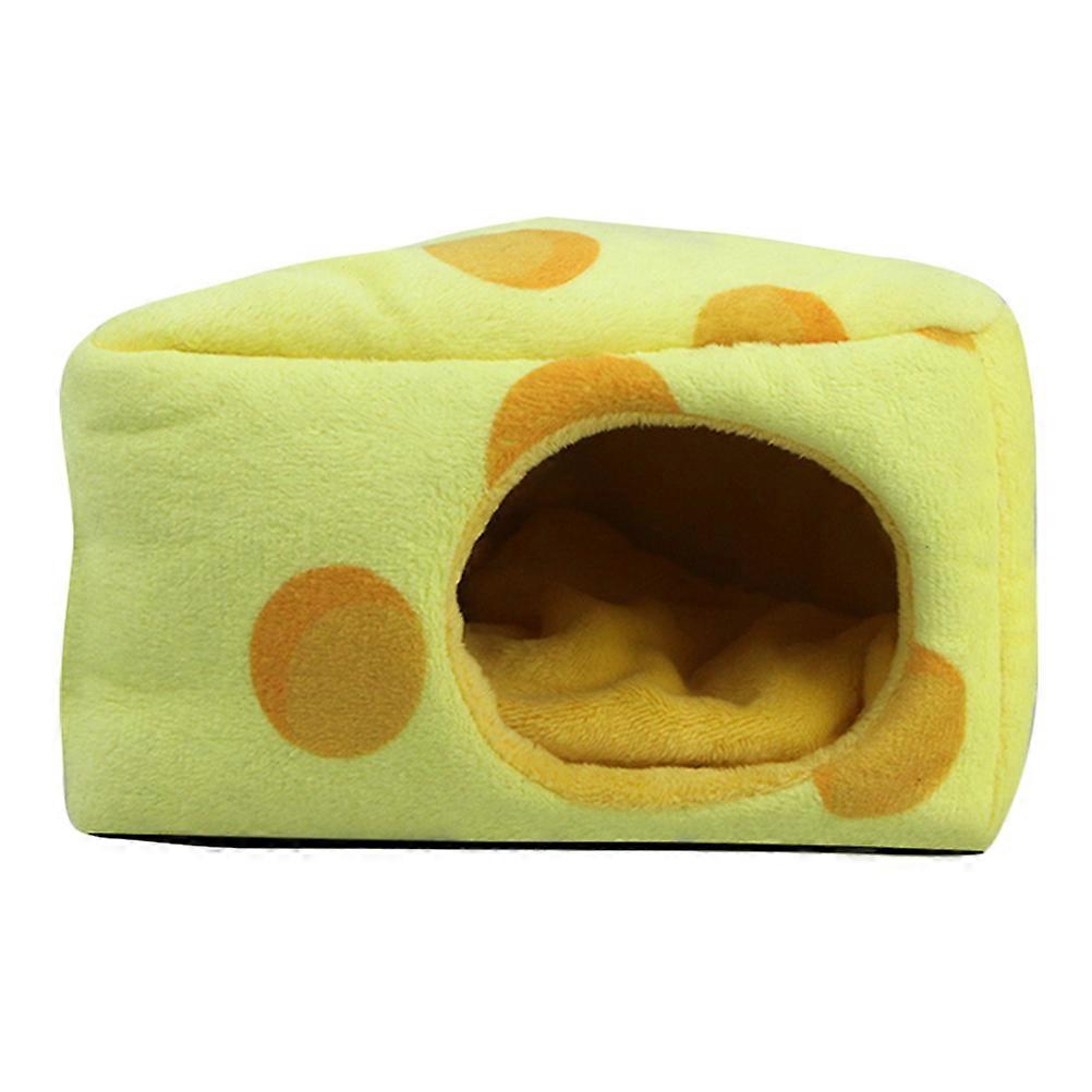 Hamster Warm Nest for Comfortable Rest 3Pcs Cartoon Plush House