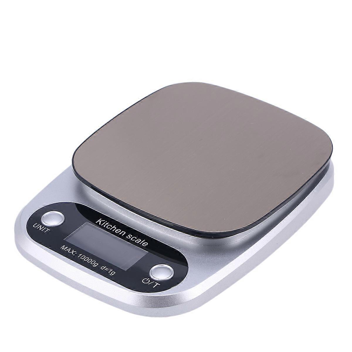 High Precision Scale Kitchen Scale for Food Measurement 3Pcs Silver Electronic