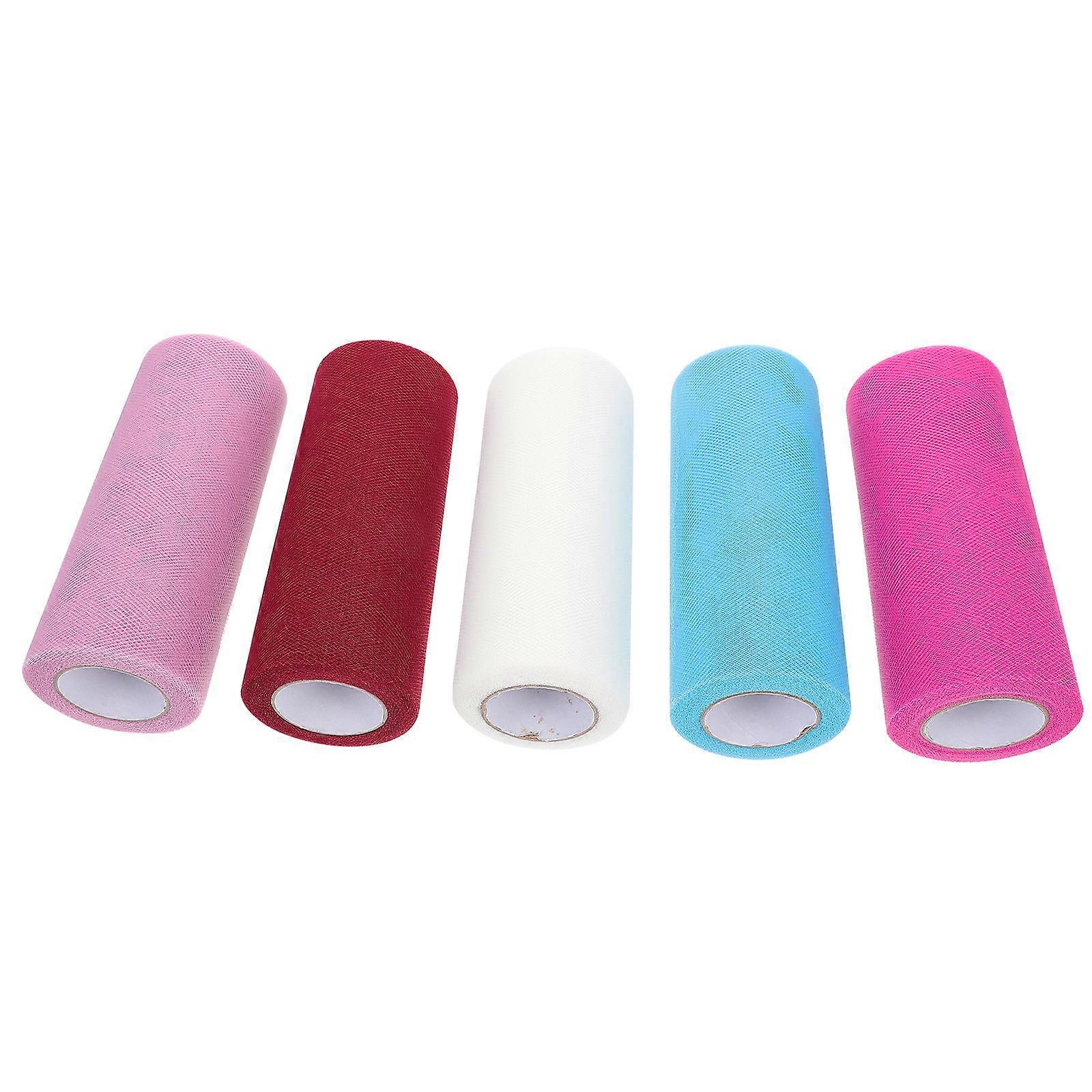 DIY Gauze Roll Net Gauze Roll for Gift Wrapping 15 Rolls Collection