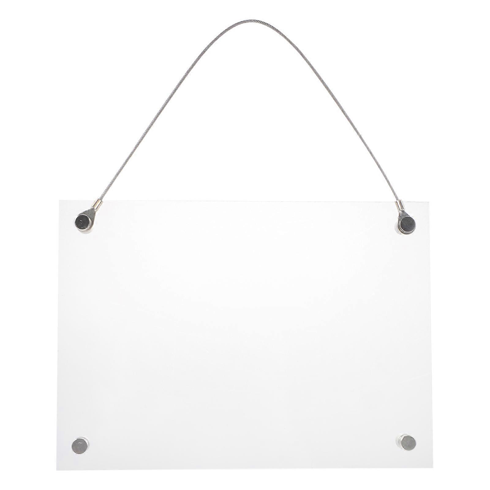 Transparent Acrylic Photo Frame for Display 2Pcs Wall Pendant