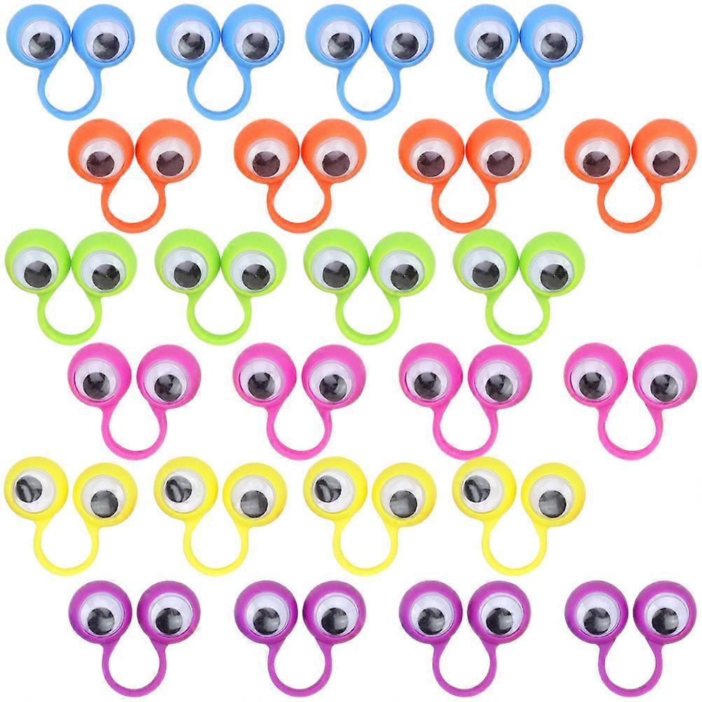 Interactive Finger Toy 72 Pcs Role-Playing Eye Ball Puppets With Movable Eyes