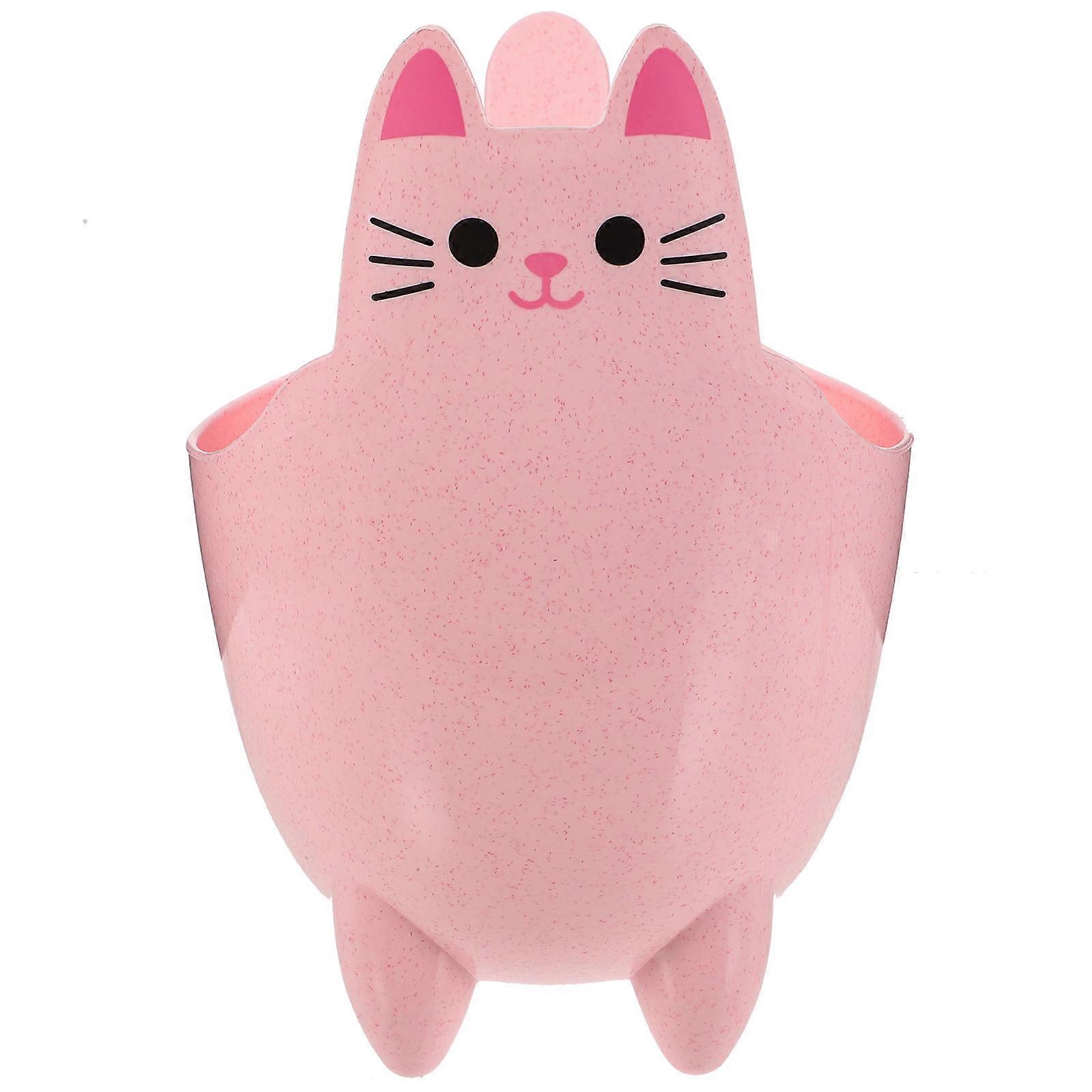 Cat Trash Can Desktop Mini Garbage Can with 4Pcs for Home Use