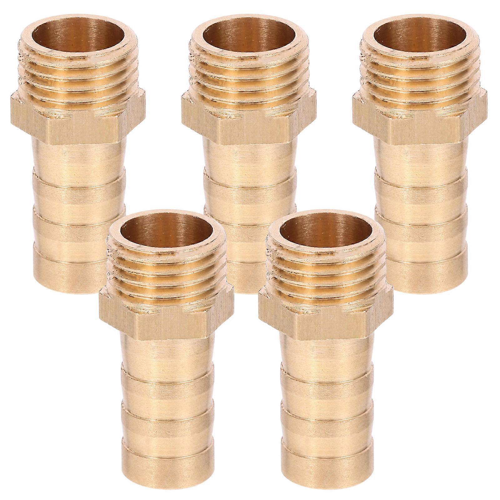 Copper Pipe Fitting Air Hose Connector for Straight Use 10 Pieces