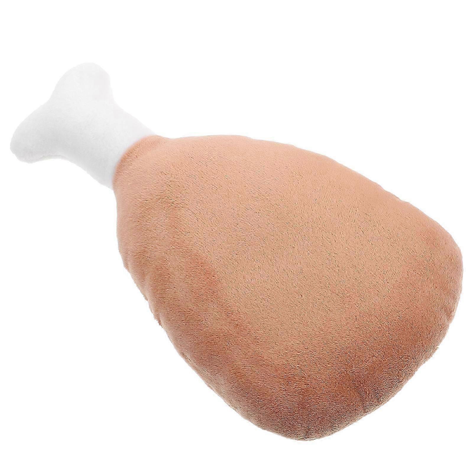 3Pcs Chicken Leg Shape Throw Pillow for Home Use Creative Plush Doll