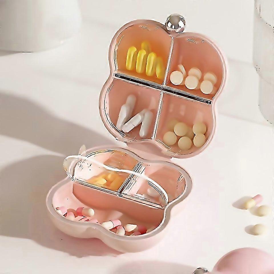 For 7 Compartment Mini Portable Pill Box Jewelry Sealed Storage Box