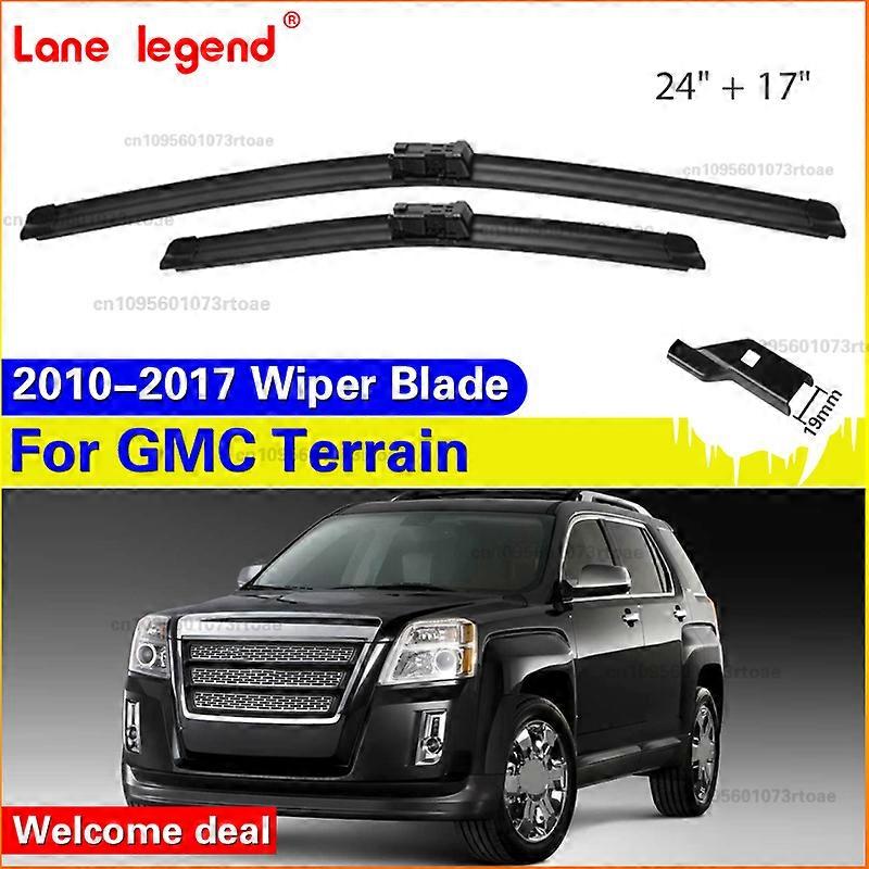 Applies to For GMC Terrain 2010-2017 2011 2012 2013 2014 2015 2016 Wiper Front Wiper Blades Windshield Windscreen Window Brush 24"+17"