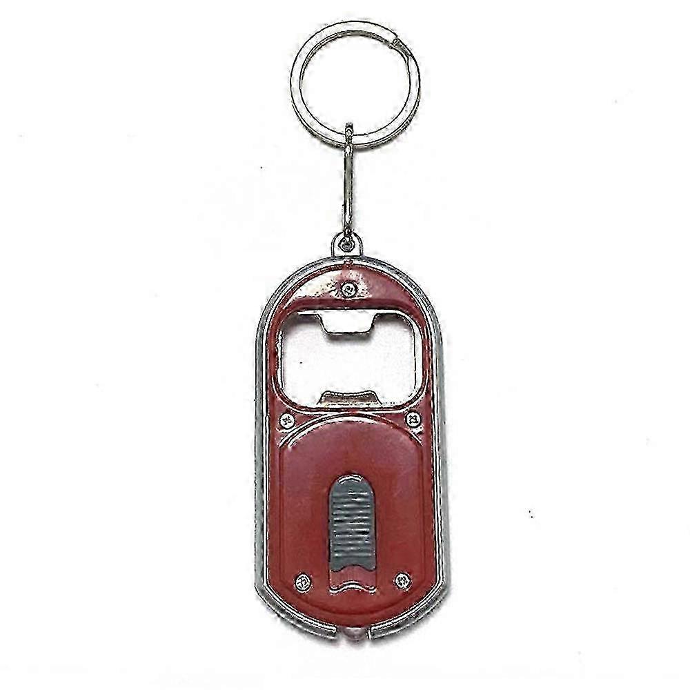 Keychain Bottle Opener with Flashlight, Bartender Bottle Opener