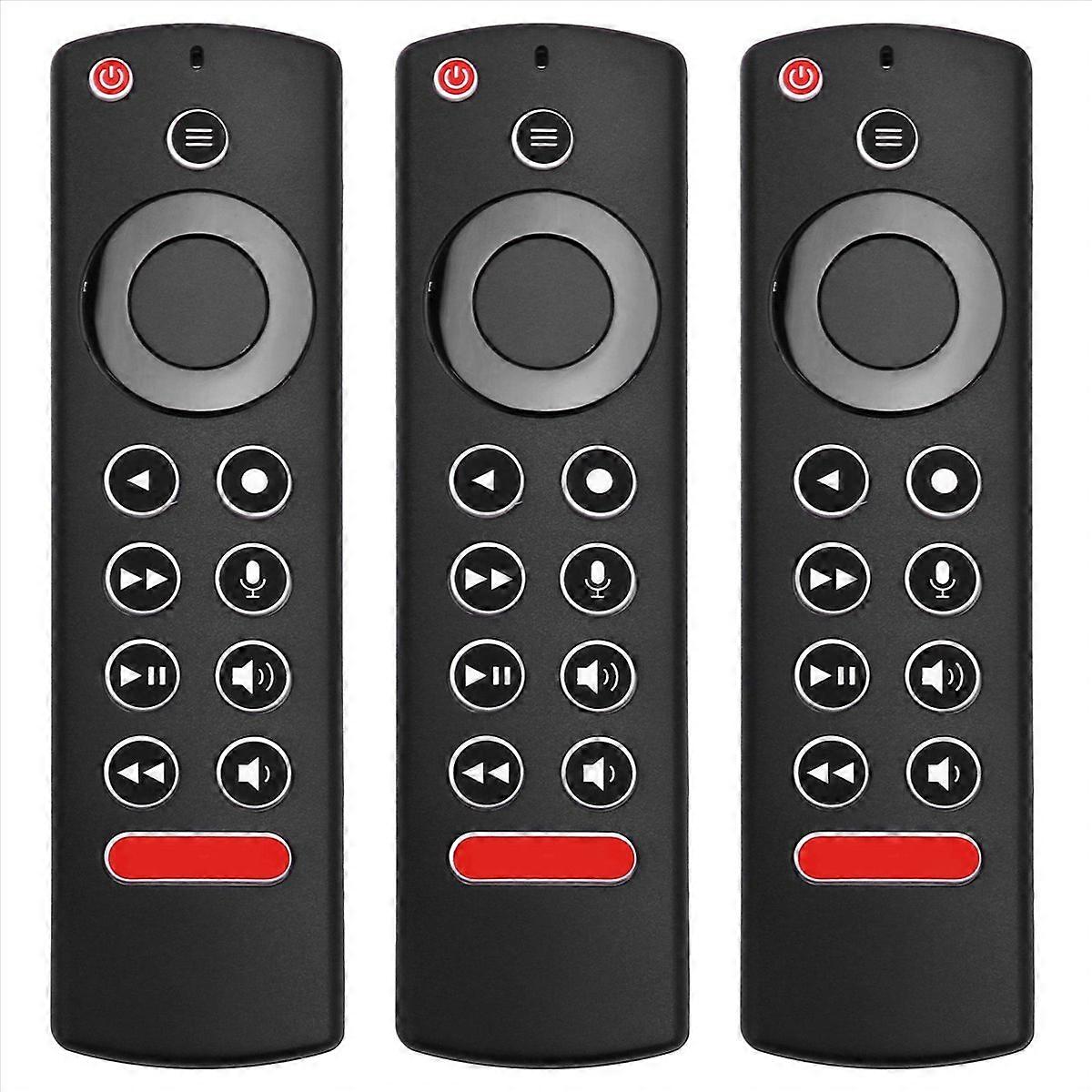 3X TV Voice Remote Controller for TV Pro 2015 2017 2019 TV Cube Stb Remote Control with Voice Functi