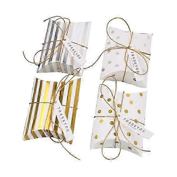 gift boxes stamped 100 count for parties