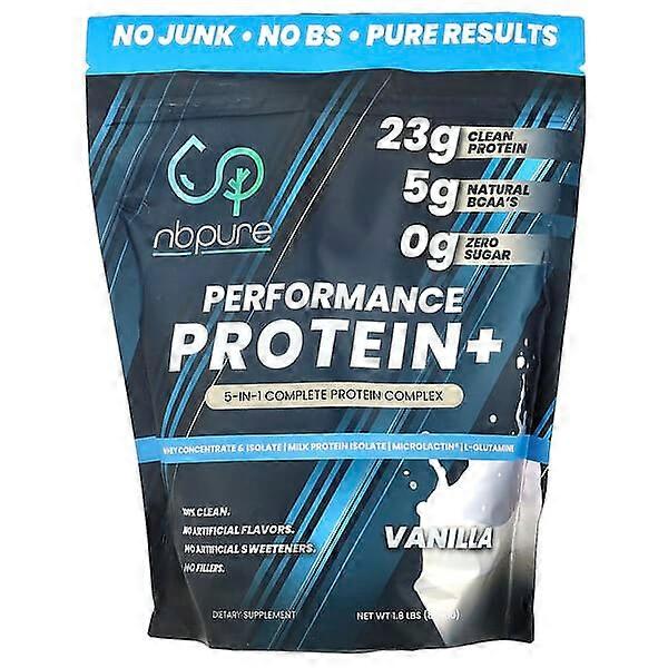 NB Pure, Performance Protein+, Vanilla, 1.8 lbs (837.5 g)