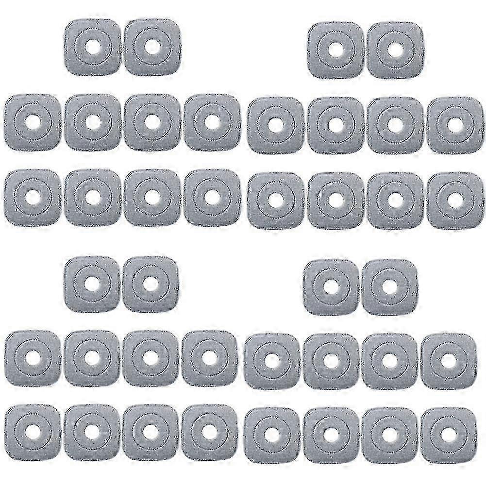 40Pcs Floors Mop Cloth Pads for Mop Squeeze Mop Automatic Separation Rotating Cleaning Floors Mop Pads Cloth