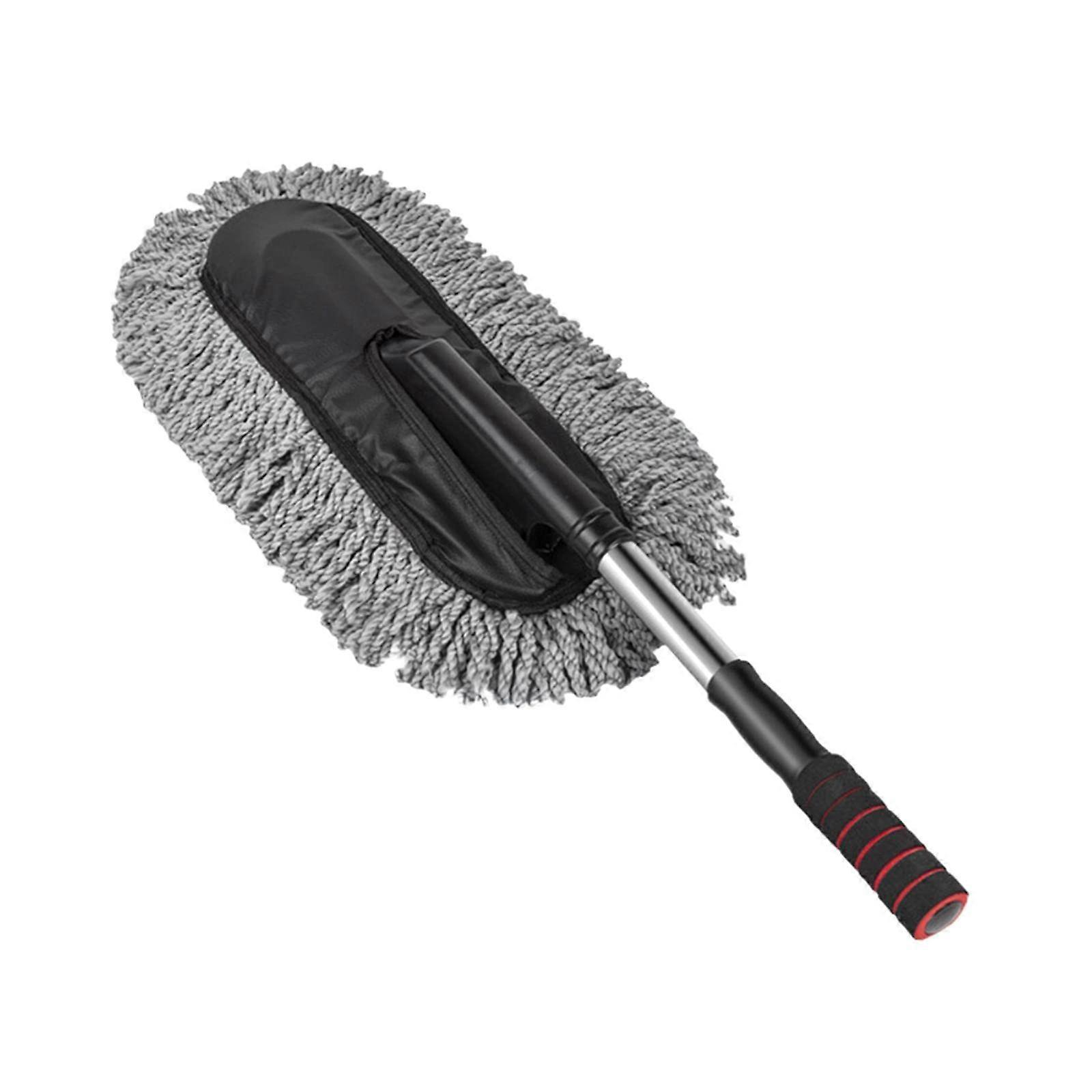 Multi Functional Car Brush Duster  Car Cleaning Tool, Grey, Home Dusting Brush For Bedroom And Kitchen