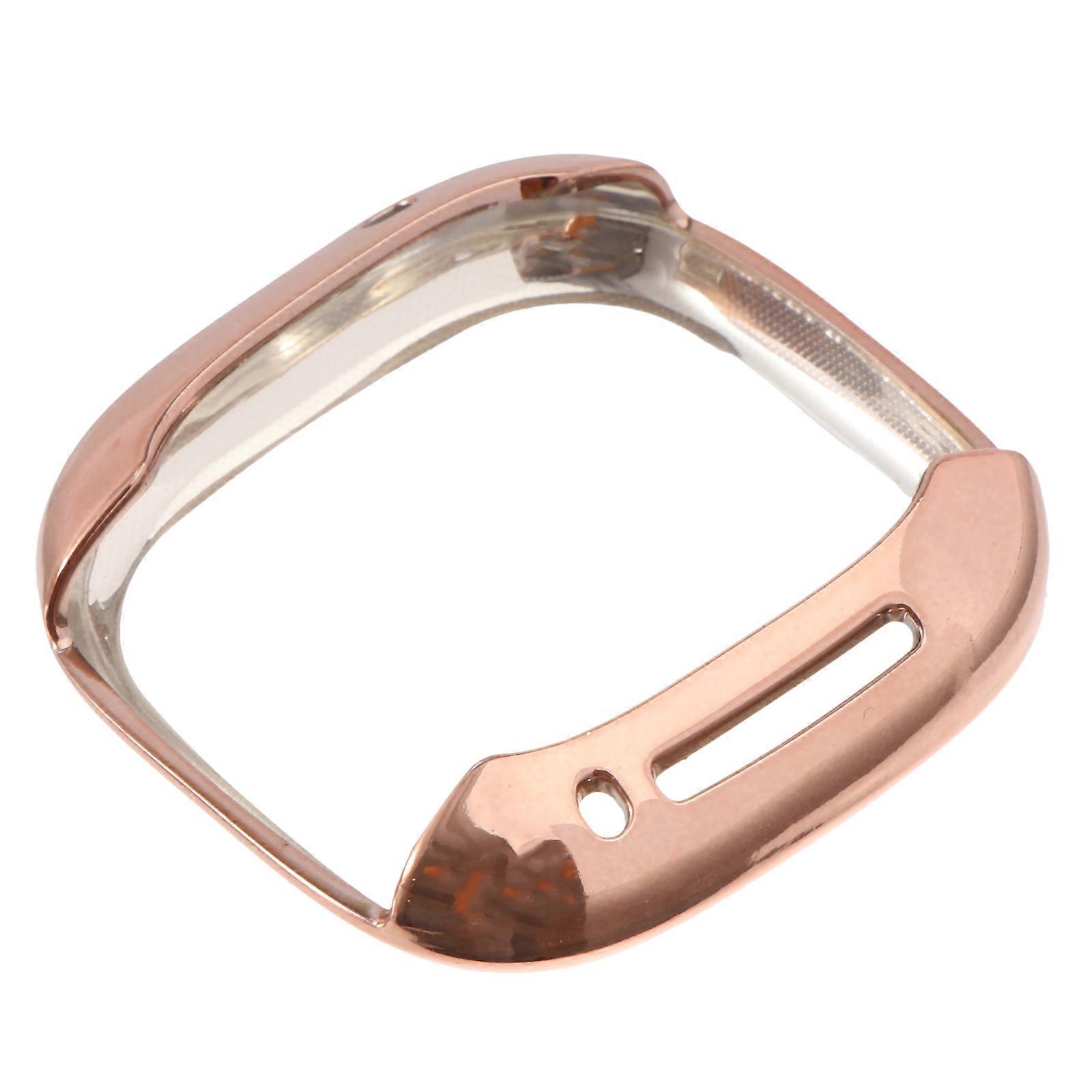 Screen Protector Case Protective Cover for Versa3 Sense 2Pcs Rose Gold