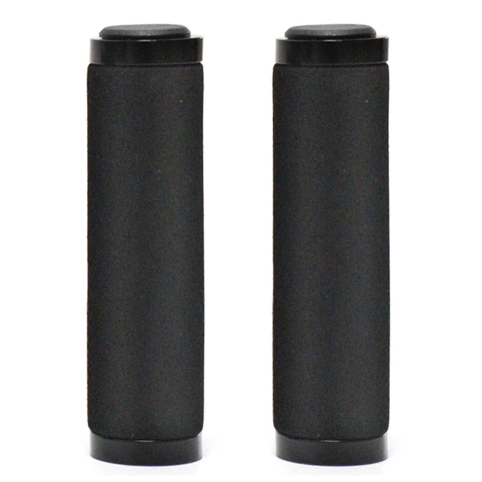 1 Pair Handlebar Grips Double Lock-in Thicken Sponge Shock Absorption Handle Grips Bike Part 25-26s