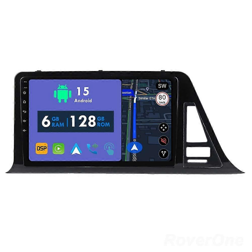 Car Radio 6G+128G CarPlay GPS Navigation Head Unit for Toyota C-HR CHR 2016 - 2020 Android Auto Bluetooth Stereo Touch Screen