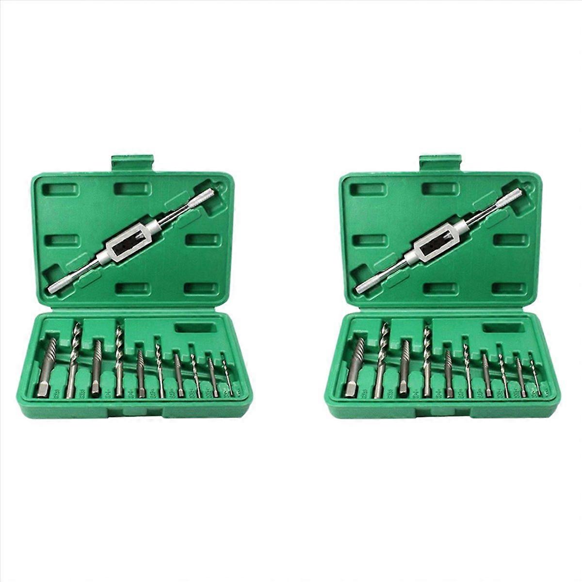 11Pcs Remove Stripped or Broken Screws Bolt Boring Drill Bit Set