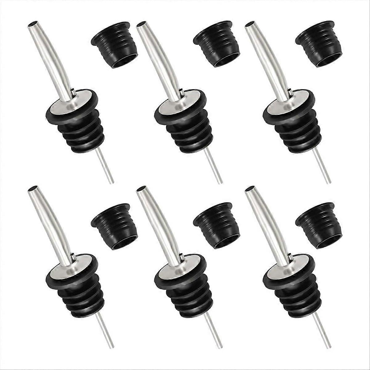 12pc Liquor Pour Spout & Adapters,Bottle Pourers