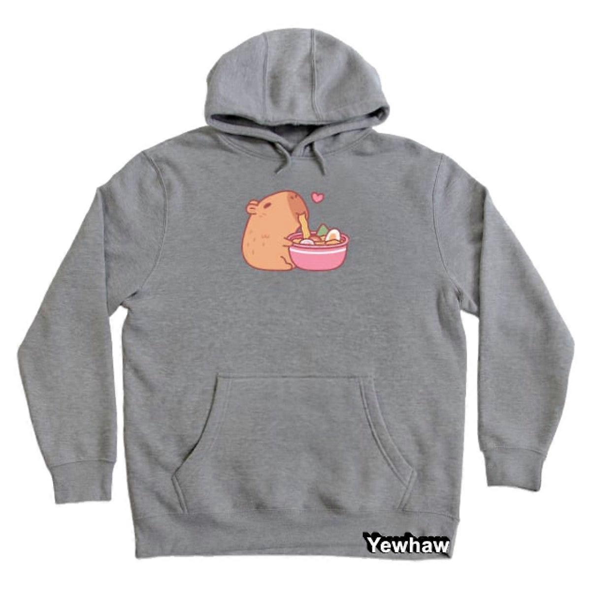 Cute Capybara Eating Ramen Hoodie