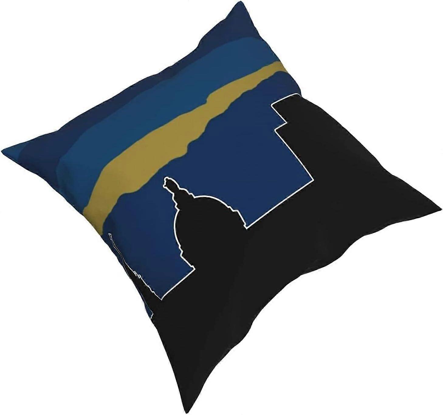 v1374ノートルダム荒野スポーツタペストリー枕カバーファッションスクエア枕カバークッションカバー装飾スロー枕カバー18 X 18インチ45 X 45 cm -TB13