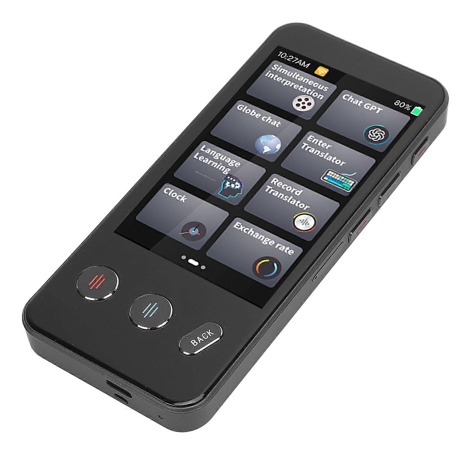 Language Translator Device 142 Languages Supported AI Online Offline Photo Translation Portable Voice Translator Device with Touchscreen for Travel 