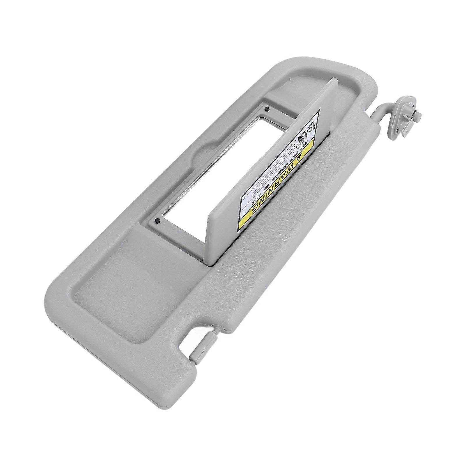 Sun Visor Grey Anti Glare Clear Mirror Sun Shielding Visor with Sun Visor Clip for Civic 2006 to 2011 Left Driver Side 83280‑SNA‑A01ZC 