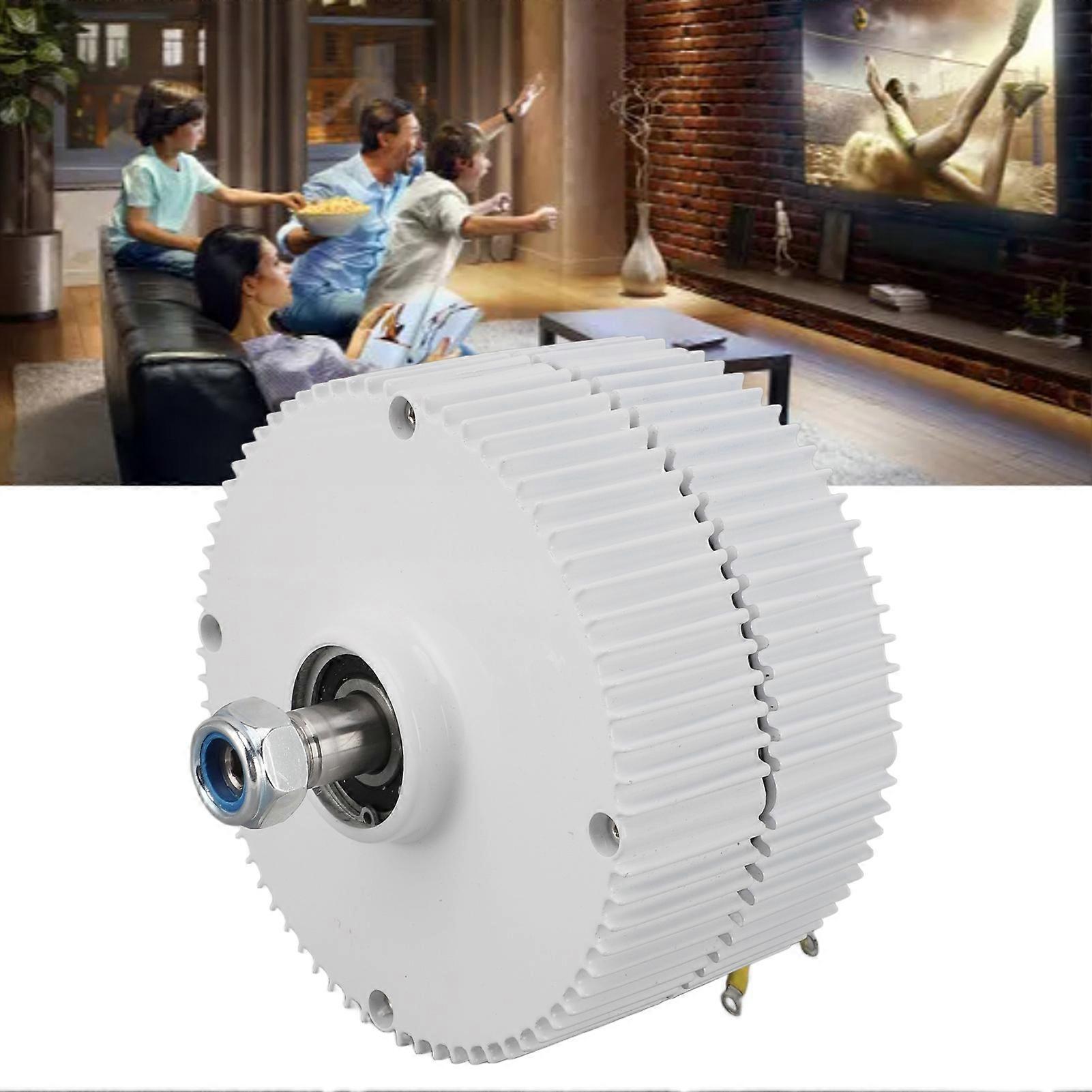 Permanent Magnet Synchronous Motor Dual Shaft 3 Phase AC Alternator 12V for Vertical Or Horizontal Wind Turbine 400W 
