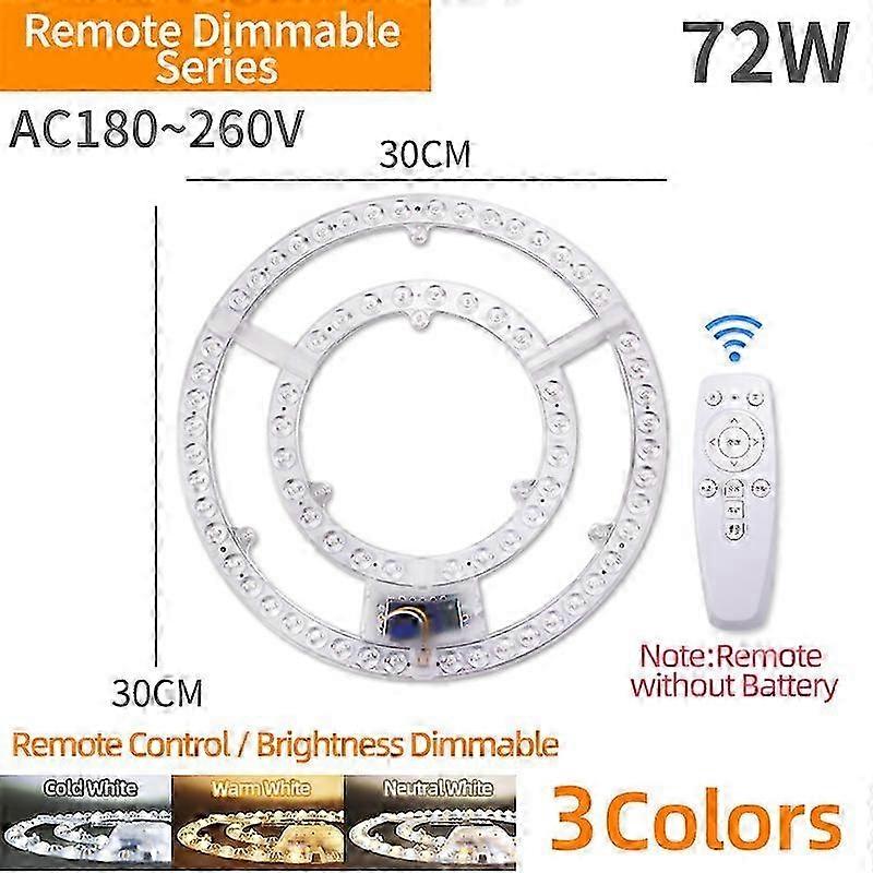 OK-B 220v 48w-100w Remote Control Dimmable Ceiling Lamp Magnet LED Module Replacement Ring Panel Lig