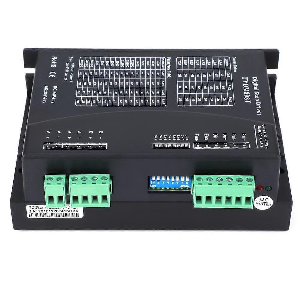 Stepper Motor Driver Nema 17 23 34 42 2 Phase DC 24-80V AC 20-70V 2.4-7.8A