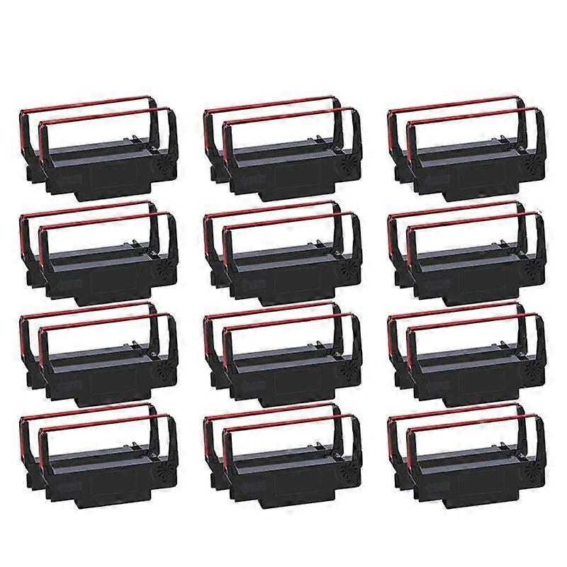 شريط الحبر 24 عبوة باللونين الأسود والأحمر لخرطوشة الشريط TM U220 ، M188B ، BTP M300