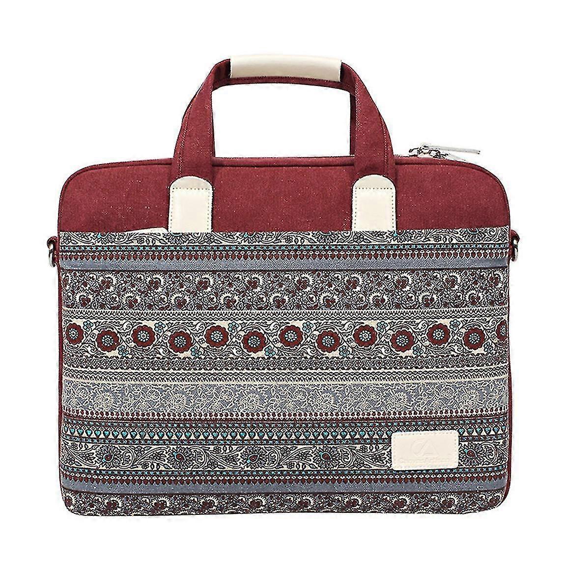 حقيبة كمبيوتر محمول جديدة بوهيمية مقاس 14 بوصة