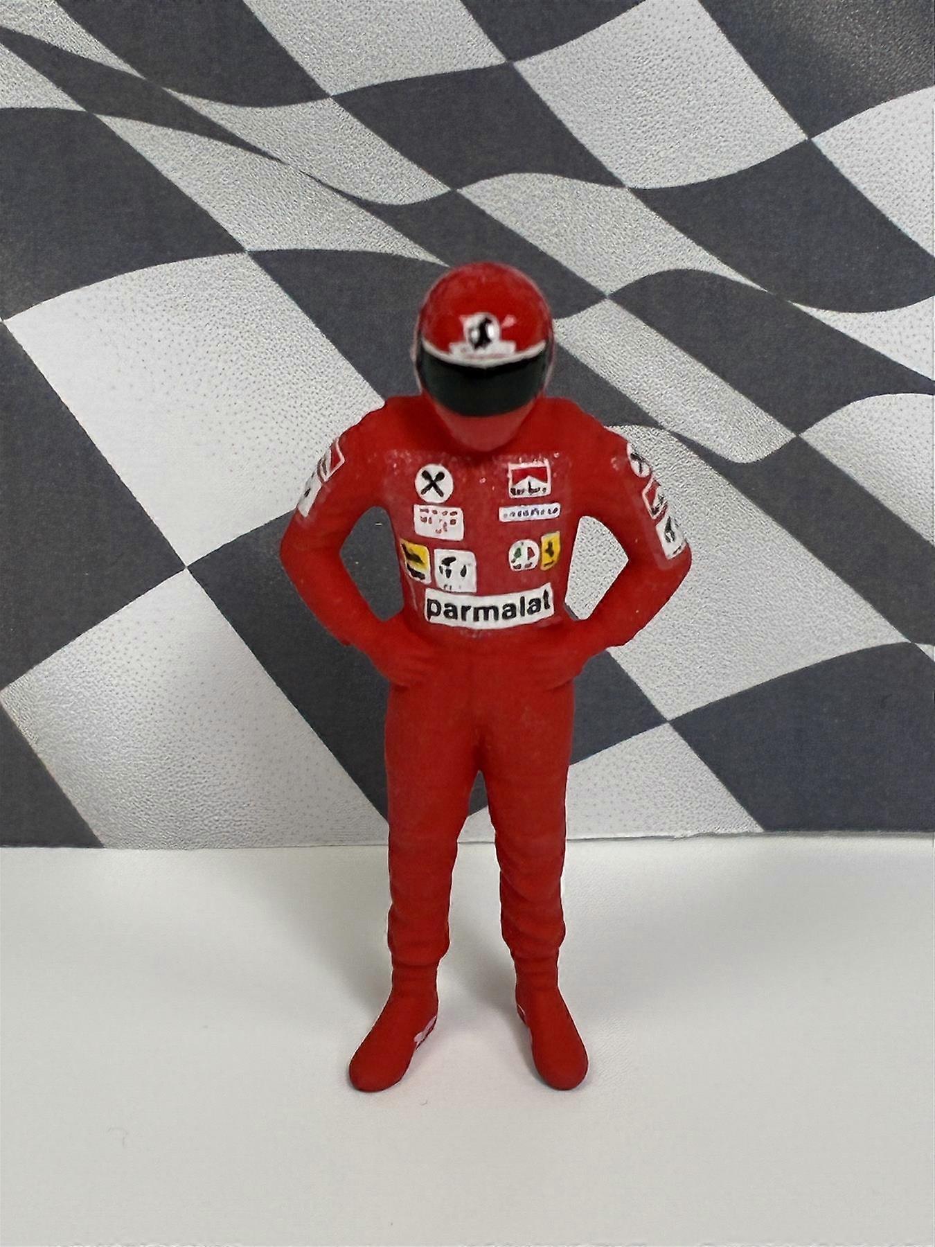 Φιγούρα αγώνων Niki Lauda Ferrari σε κλίμακα 1:43 Cartrix CT002