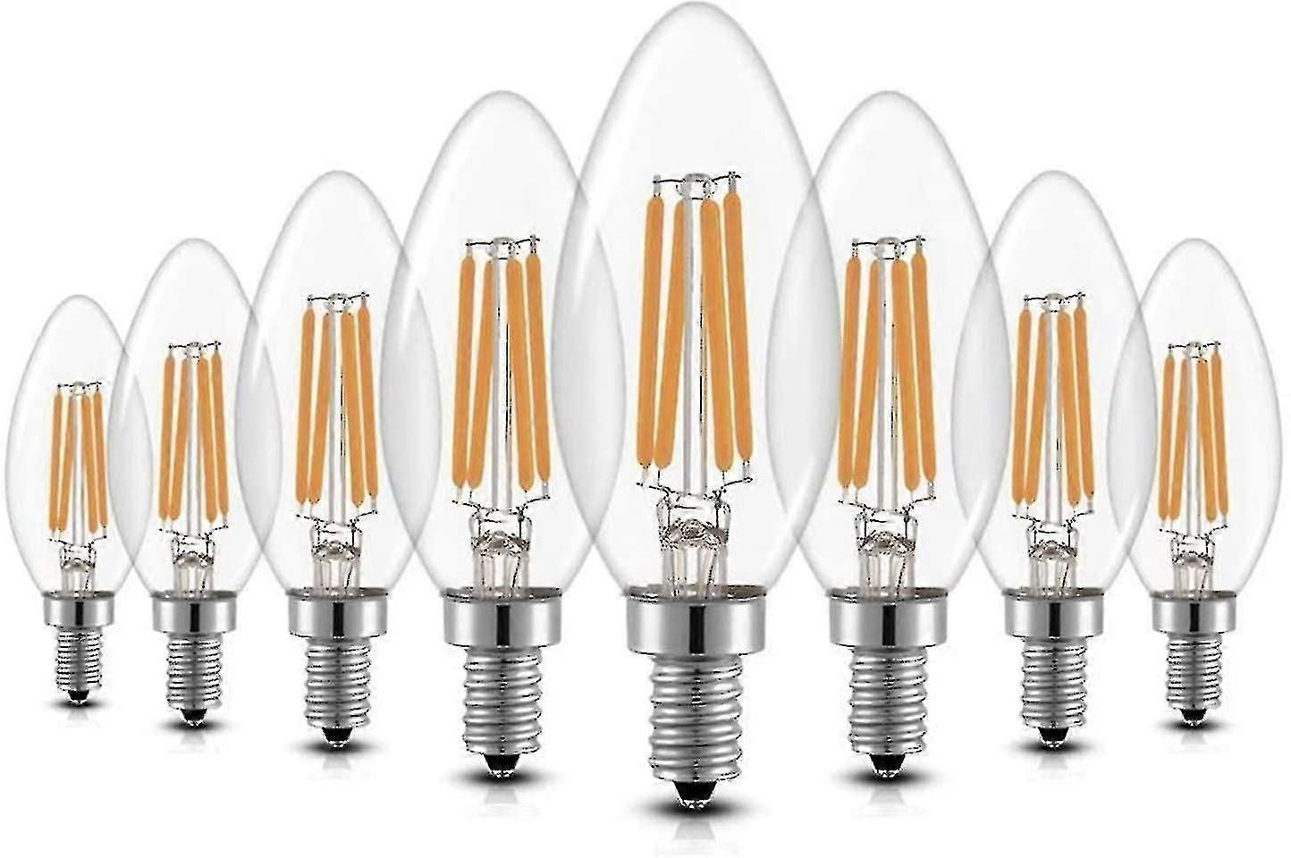 8pcs Led E14 Bulbs,4w Energy Saving Bulbs,non-dimmable Lightbulb
