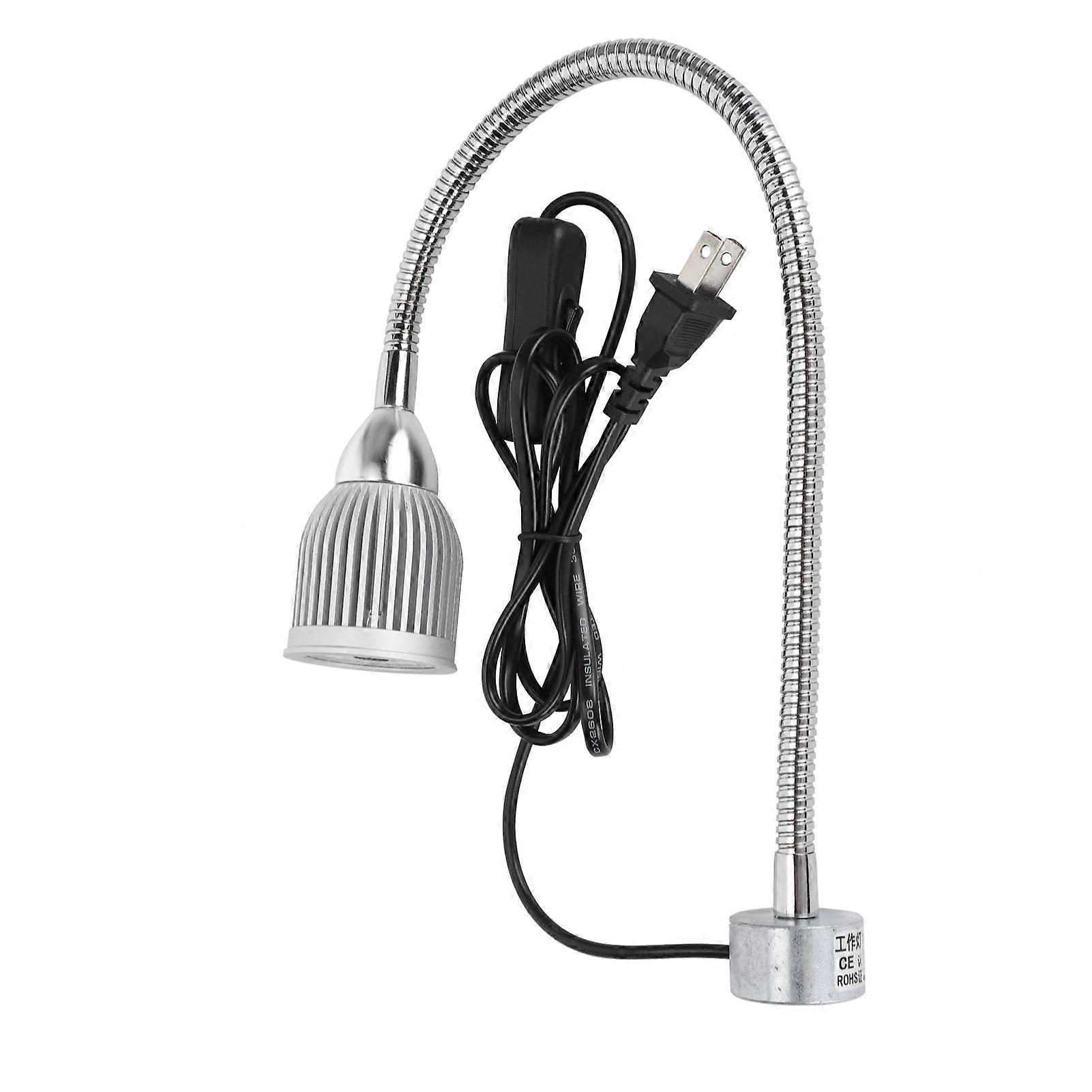 7W LED Sewing Machine Light Flexible Work Lamp with Magnet Base for Workbench Lathe