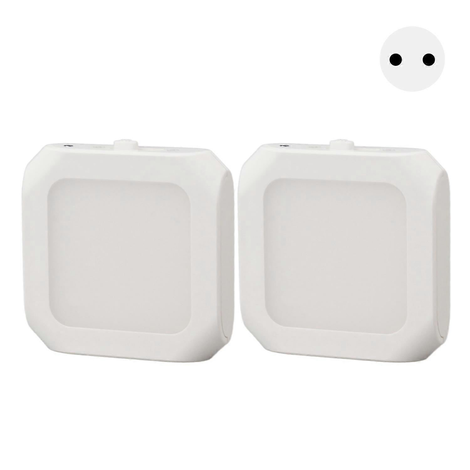 2Pcs Plug in Light Sensor LED Night Light Plug in Dimmable Night Light with Auto Dusk to Dawn Sensor