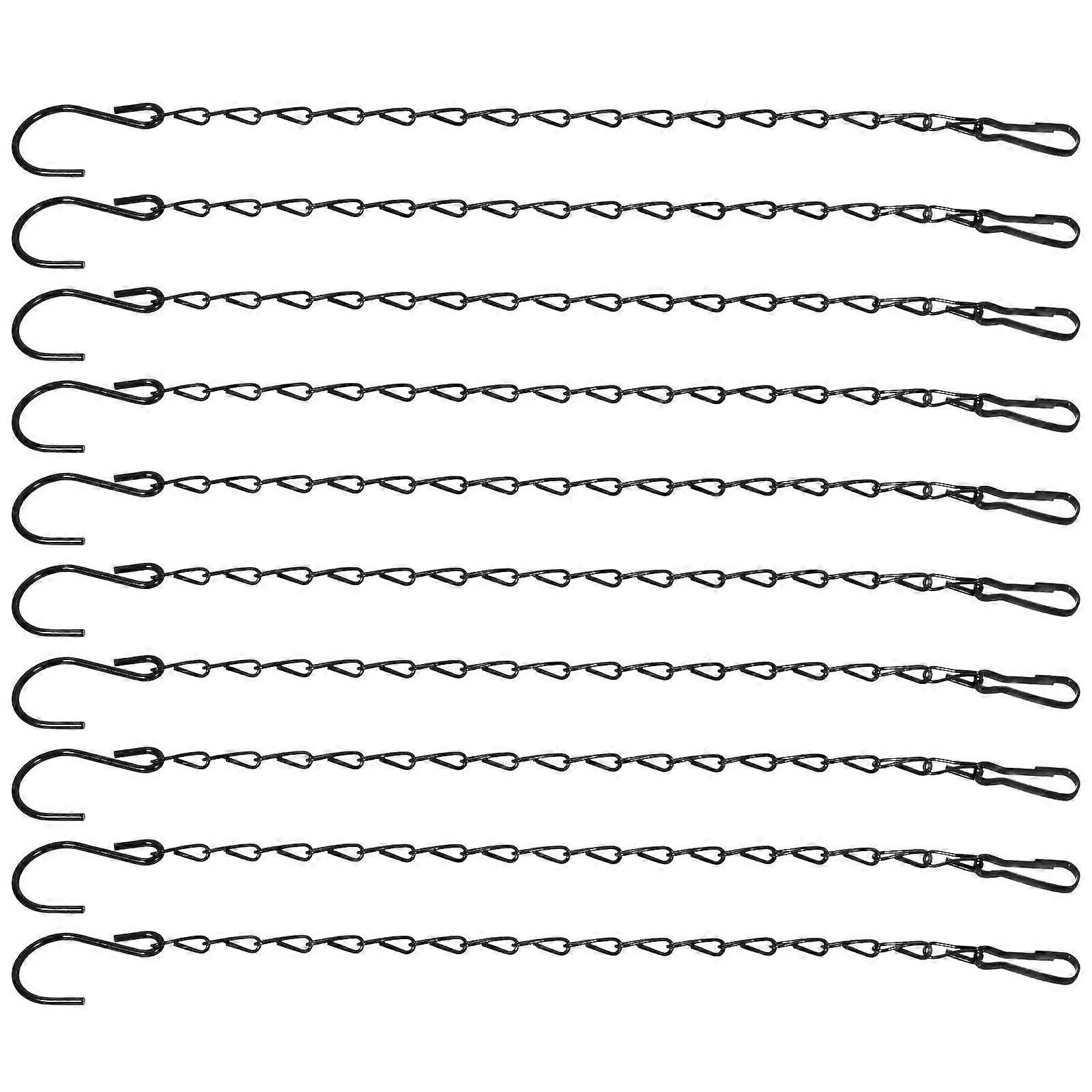 Outdoor Hanging Chain for Hanging Bird Feeders with Hooks 15Pcs Set