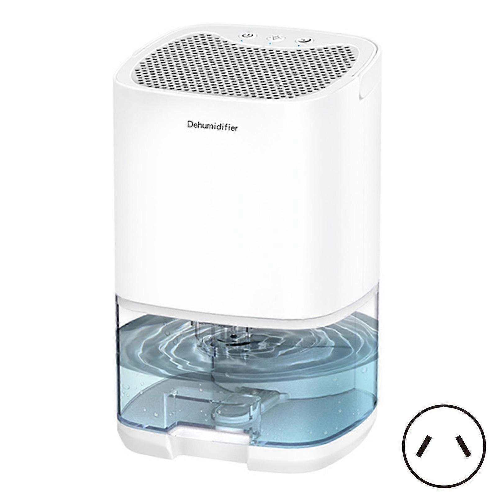 Space-saving dehumidifier for apartments with 7-color display and low noise