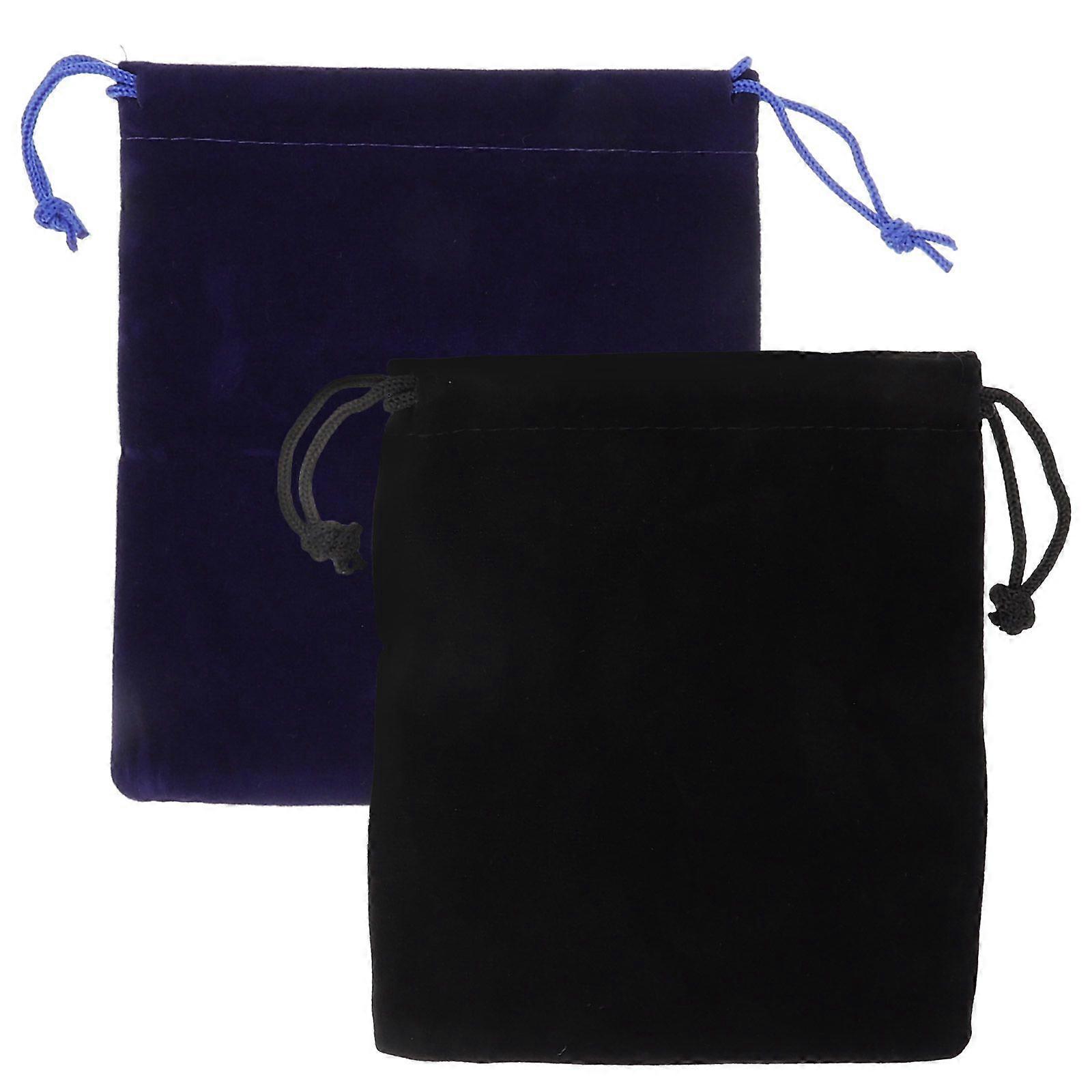 2pcs Cube Playthings Carrying Pouches Reusable Cube Puzzle Carrying Pouches Multi-use Lint Drawstring Bags Party Favors Pouches