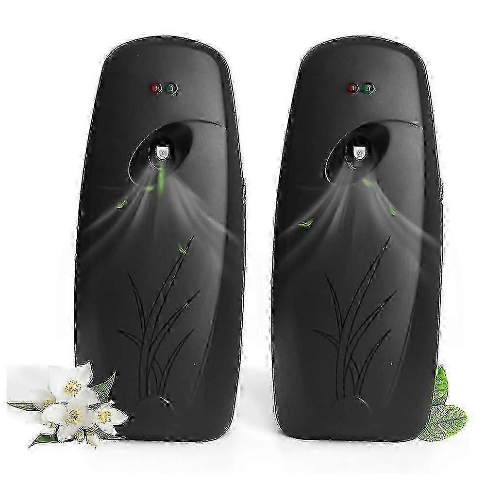 Automatic Air Freshener 2-Pack with Adjustable Timer - Wall/Stand Mount compatible Home & Commercial Use Fast