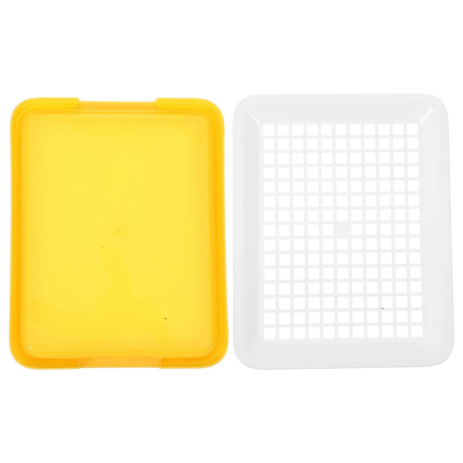 Rabbit Litter Box Rectangular Tray for Small Animal Toilet Use