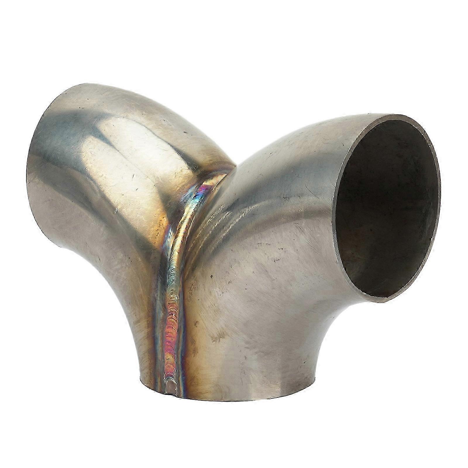 Multiple Size Automotive Y Pattern Exhaust Connector Stainless Construction Reduced Backpressure Enhances Power Output