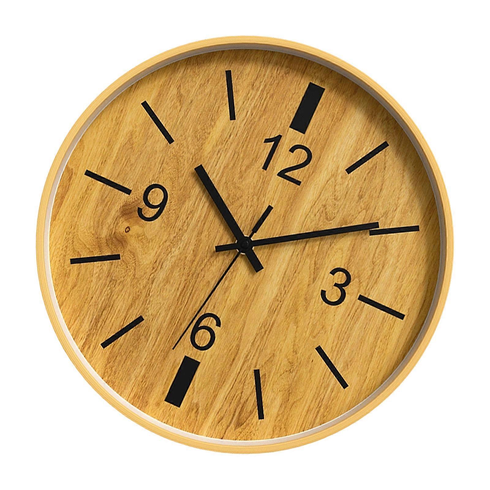 Wall Clock Silents None Ticking Wall Clock Battery Operated Clocks Easy to Read Home/Office/Kitchen/Classroom/School Clock Multicolor