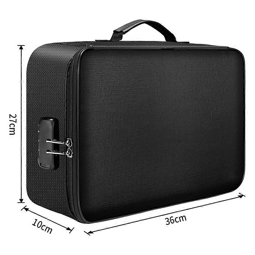 Fireproof Document Storage Bag, Multi-Layered, Large-Capacity, Multi-Functional Box for Home Use and Certificate