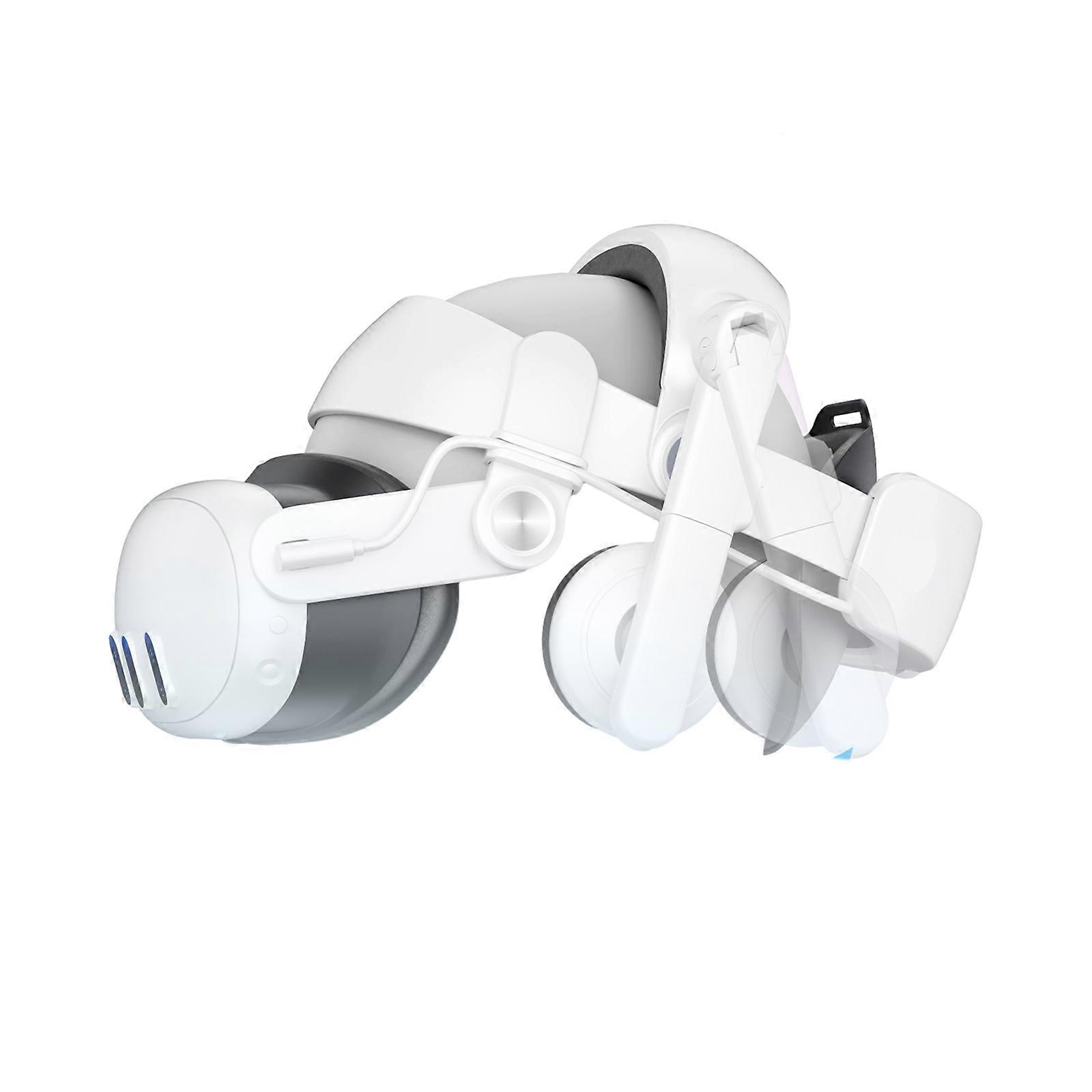 Head Strap with 1000mAh Battery for Quest3 Adjustable Strap-Headband Enhanced Support and Reduce Head Pressure in Multicolor